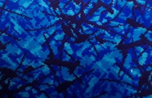 Tissu Danois bleu