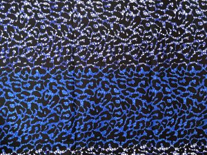 Tissu Wax bleu roi